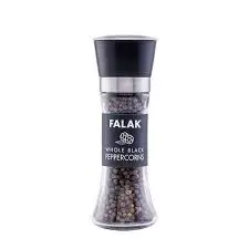 [102464] Falak Whole Black Peppercorns Grinder 100gm