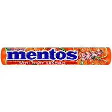 [102533] Perfetti Mentos Roll Orange Flavour