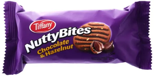 [102888] Tiffany Biscuit Nutty Bite Chocolate & Hazelnut 72g