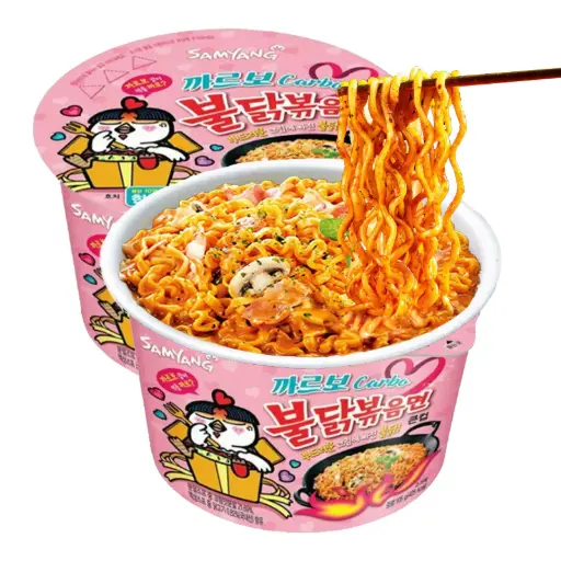 [102893] Samyang Hot Chicken Ramen Carbonara Bowl 105g