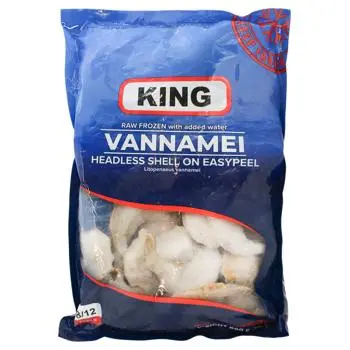 [102920] King Vannamei Shrimps Tail Off 1kg