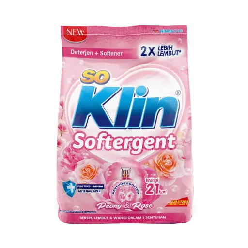 [103005] So Klin Washing Powder Softergent Sakura & Strawberry 770g