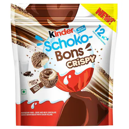 [103142] Kinder Schoko Bons Crispy 67.2Grm