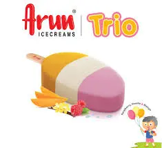 [103338] Arun Ice Trio Bar Raspberry, Vanilla, Mango 55ml