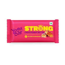 [103367] Yogabar Mighty Strong Choco Peanut Butter Bar 50g