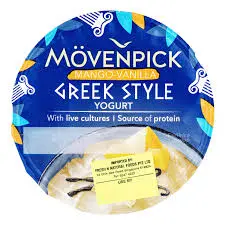 [103370] Movenpick Greek Style Yogurt Mango Vanilla 100g