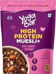 [103375] Yogabar High Protein Choco Almond & Cranberry 350g