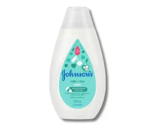 [103404] Johnsons Milk + Rice Baby Bath 200ml