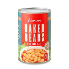 [104000] Domee Baked Beans in Tomato Sauce 425g