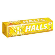 [104005] Halls Stick Candy Honey Lemon