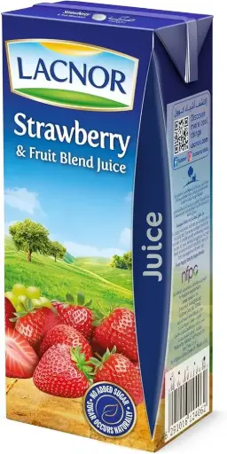 [104728] Lacnor Juice Strawberry 180ml