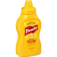 [104887] French's Mustard Squeeze Yellow - 8oz
