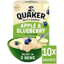[105280] Quaker Oat So Simple Apple & Blueberry - 10x36g