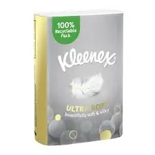 [105363] Ultra-Soft 4-Ply Facial Tissues Travel Pack - 240ct 8 Packs