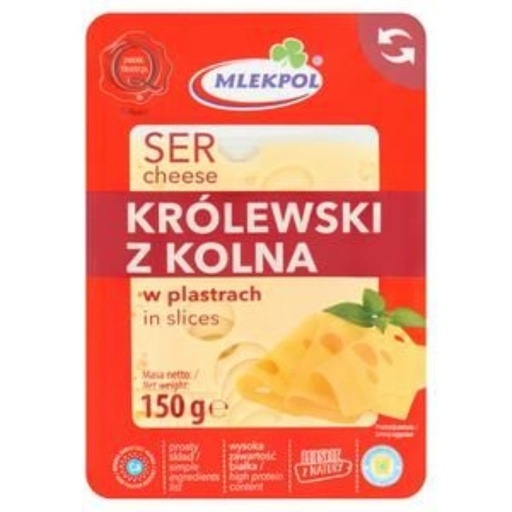 [105503] Mlekpol Krolewski Kolna Cheese Slices - 150g