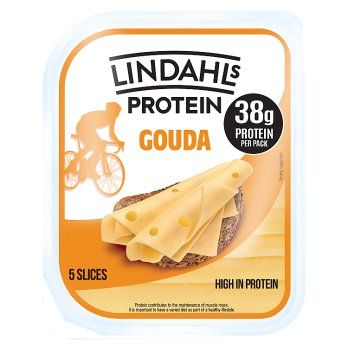 [105515] Lindahls Protein Gouda Slices - 125g