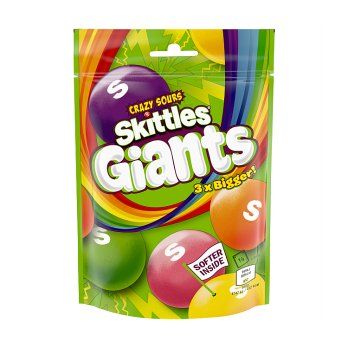 [105542] Skittles Giants Vegan Chewy Sour Sweets - 132g