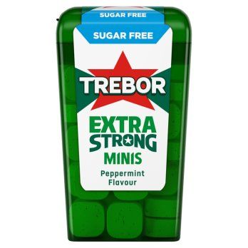 [105545] Trebor Mighties Sugar Free Mints 12 - 6g