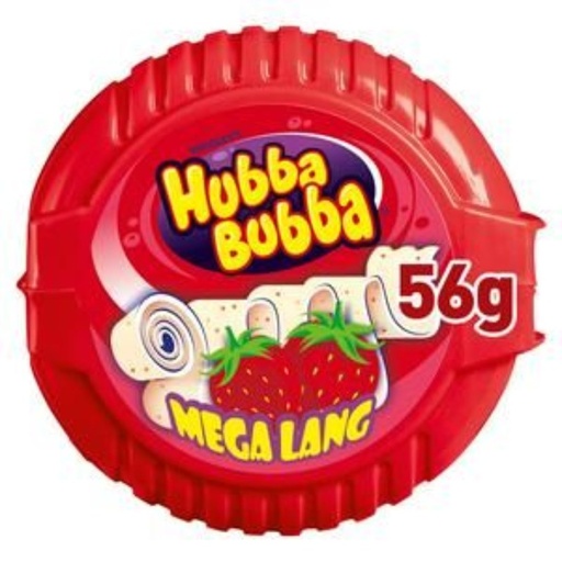 [105546] Wrigley Hubba Bubba Tape Strawberry - 56g