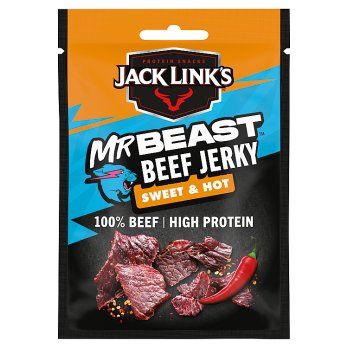 [105552] Jack Links Sweet & Hot Beef Jerky Clipstrip - 25g